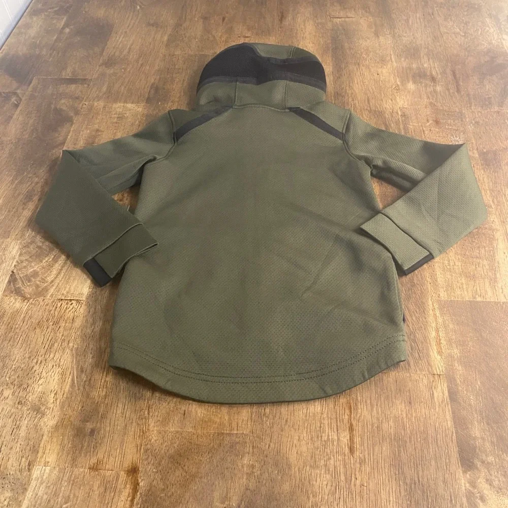 Nike Hoodie‎ Kids Green Dri-FIT Basketball Full Zip Jacket SIZE 3T